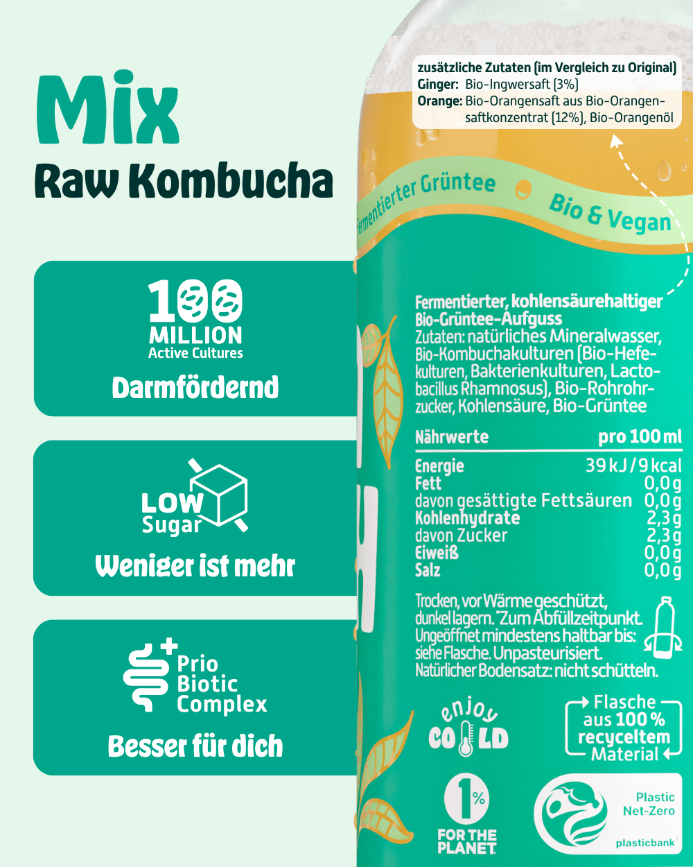 Mix Raw Kombucha